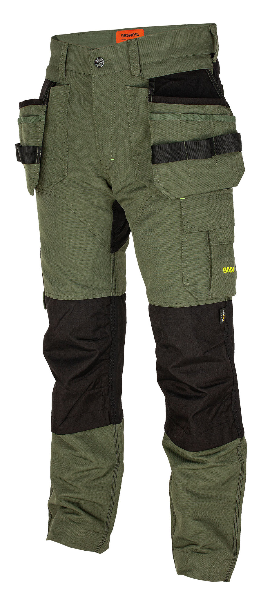 Bennon EREBOS Trousers green/black Nohavice