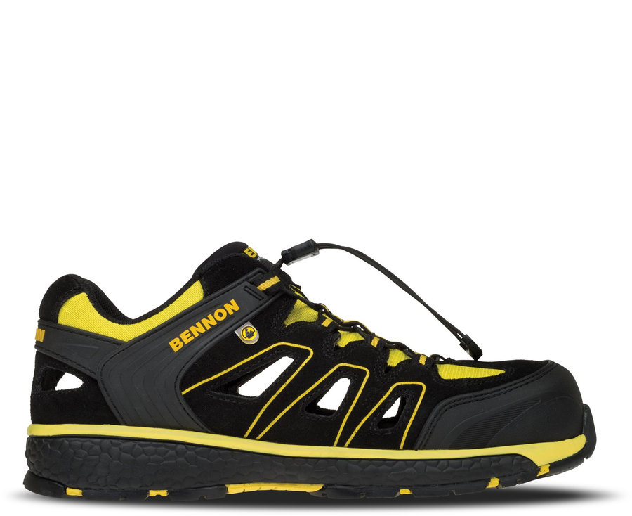 Bennon BOMBIS S1 ESD NM Yellow Sandal Bezpečnostná obuv