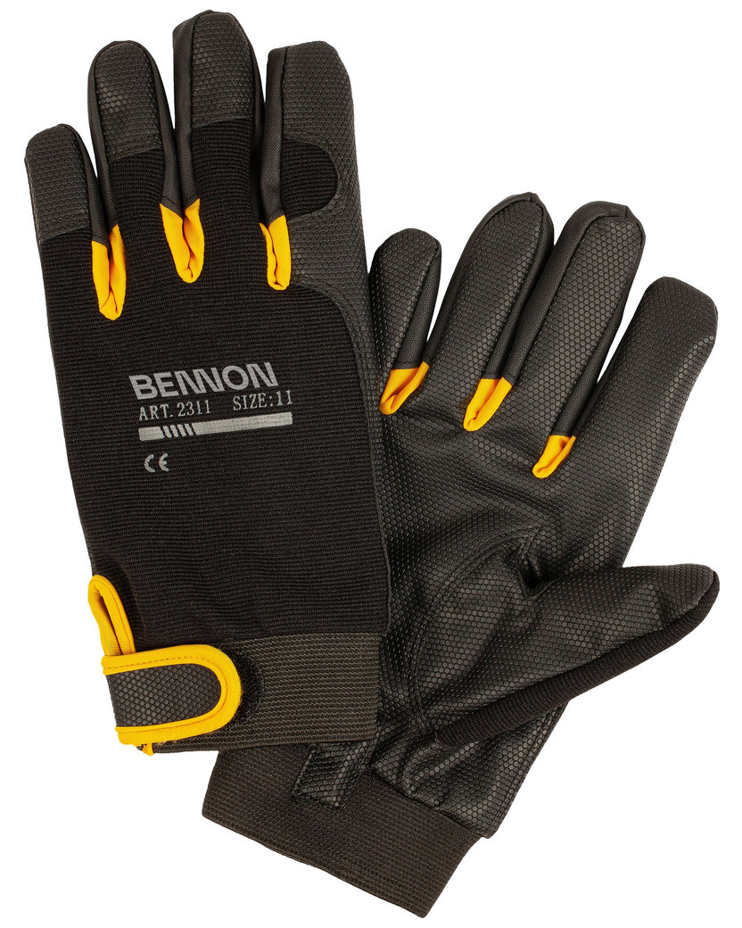 Bennon KALYTOS WTR Gloves black/yellow Zimné pracovné rukavice