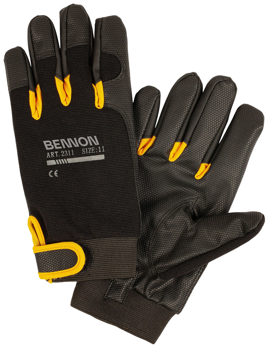 Bennon KALYTOS WTR Gloves black/yellow Zimné pracovné rukavice