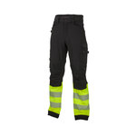 Bennon REFLECTOS Trousers black/yellow Reflexné nohavice