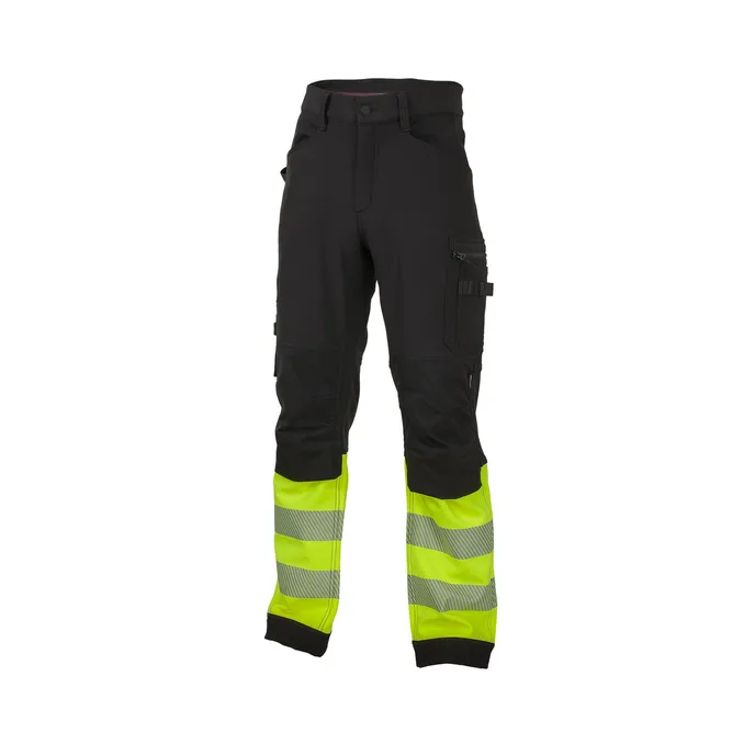 Bennon REFLECTOS Trousers black/yellow Reflexné nohavice