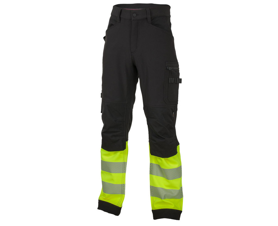 Bennon REFLECTOS Trousers black/yellow Reflexné nohavice