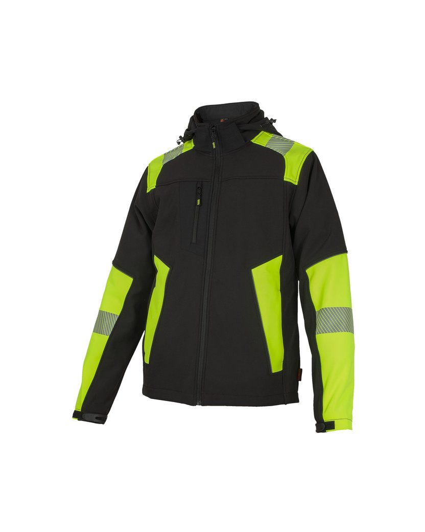 Bennon REFLECTOS Jacket black/yellow Zimná bunda