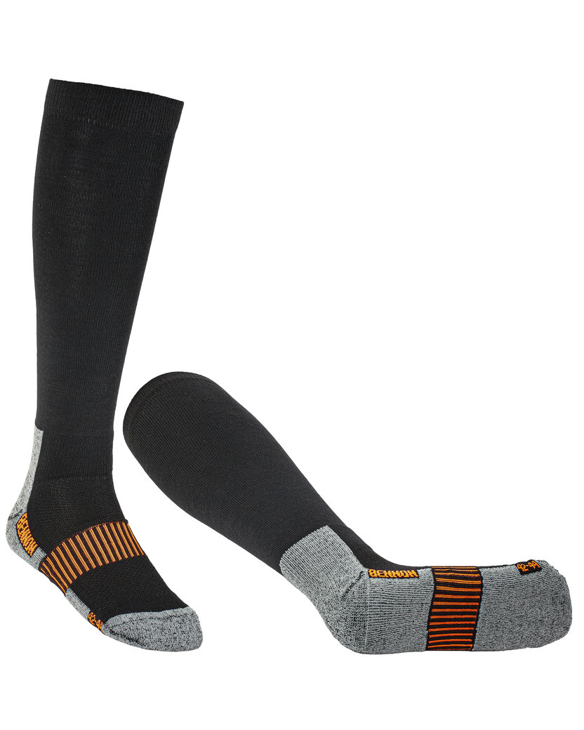 Bennon MERINO TREK Knee Sock Black Ponožky