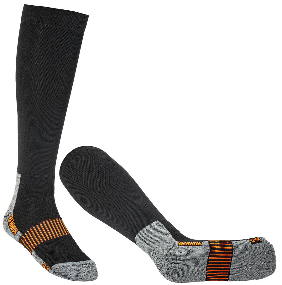 Bennon MERINO TREK Knee Sock Black Ponožky