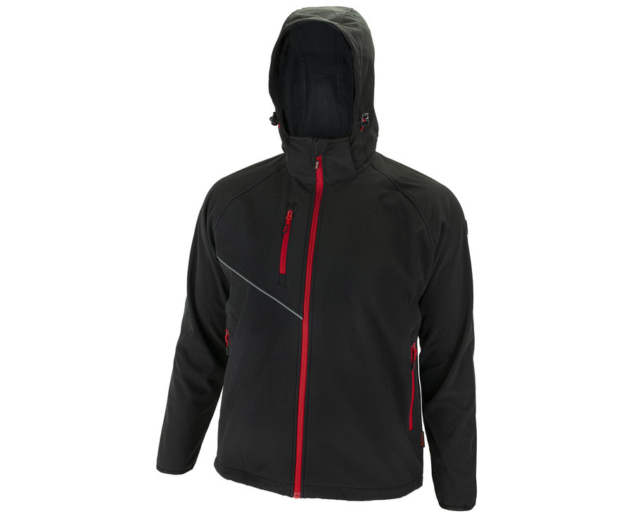 Bennon FORCE Jacket black/red Softshellová bunda