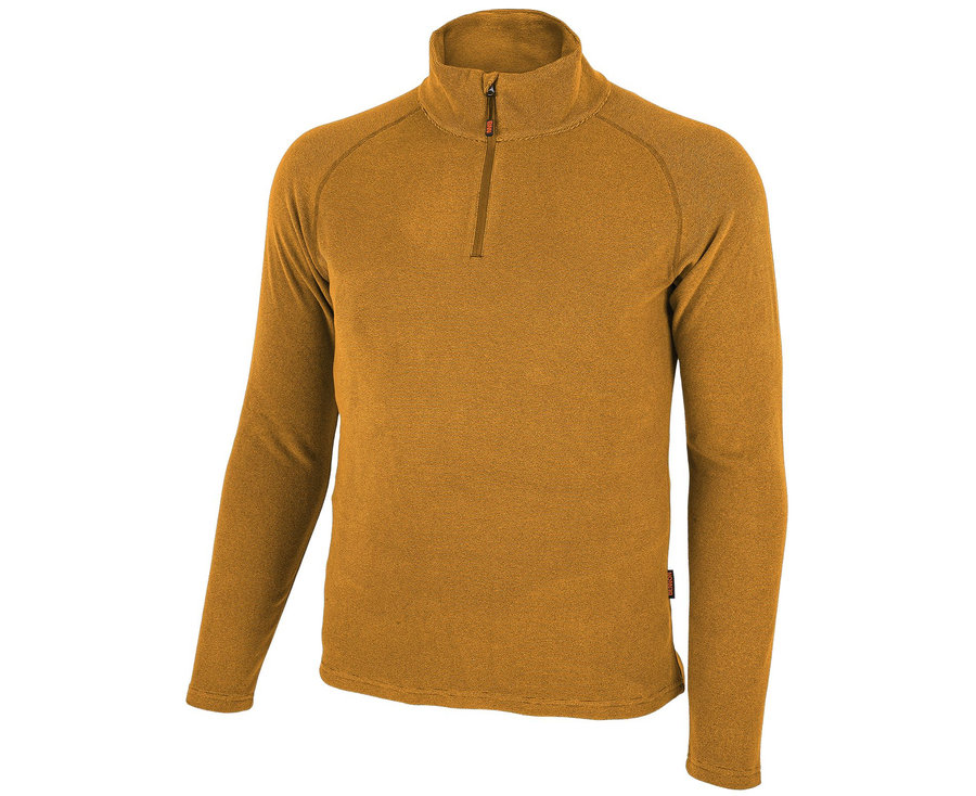 Bennon POLAROS Sweatshirt ocher Flísová mikina