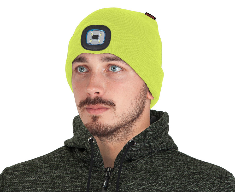 Bennon LUMOS USB LED yellow čiapka