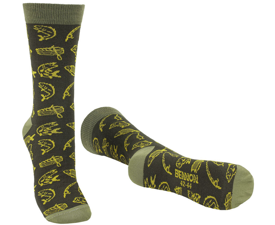 Bennon BENNONKY Fish Socks green Fish Socks green Ponožky