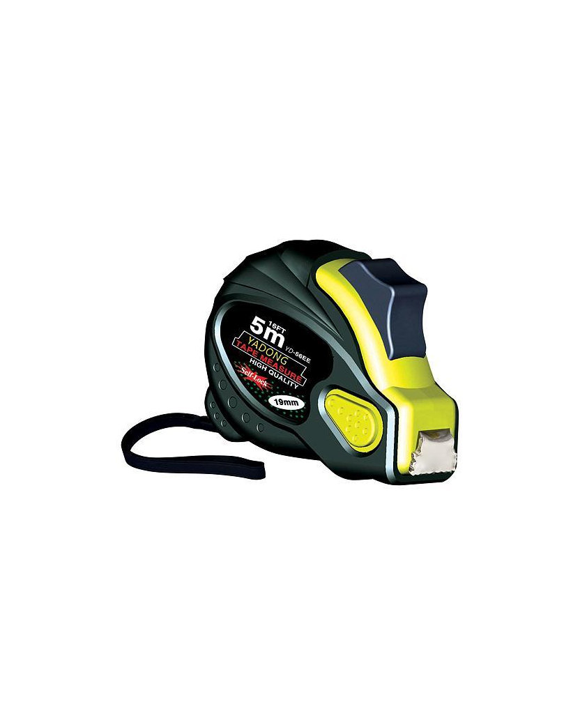 Strend Pro Meter WorkTiger 7H AutoStop, zvinovací, pogumovaný, 7,5 m, 25 mm