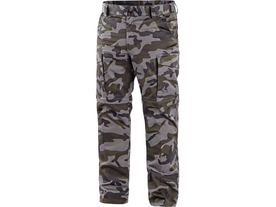 CXS CAMO Pánske maskáčové nohavice 2v1
