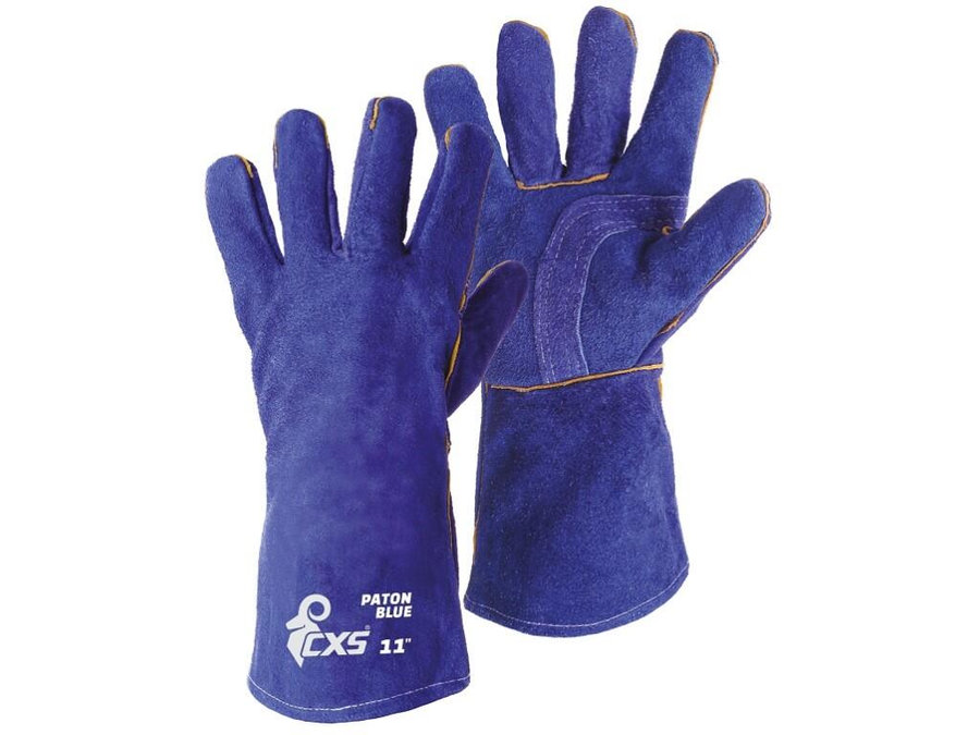 CXS PATON BLUE Celokožené zváračské rukavice