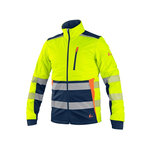 CXS BENSON Výstražná softshellová bunda pánska