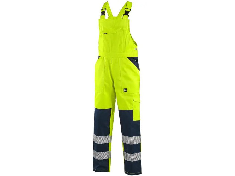CXS NORWICH Pánske výstražné nohavice s náprsenkou
