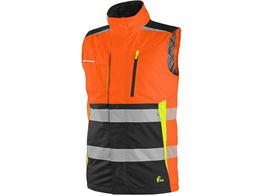 CXS BENSON Výstražná zateplená vesta pánska