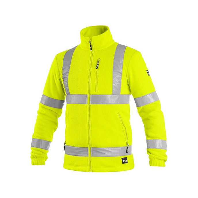 CXS PRESTON Pánska reflexná fleecová bunda