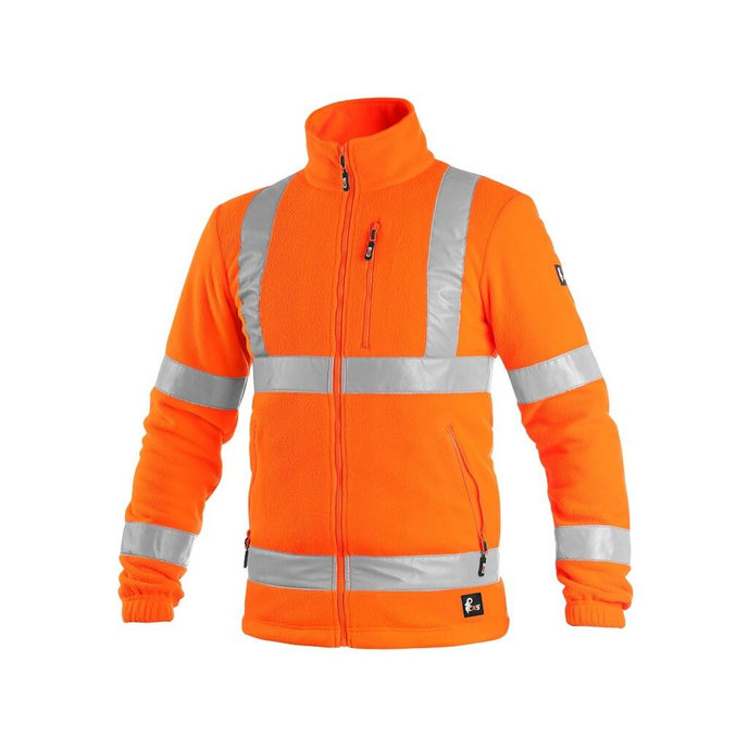 CXS PRESTON Pánska reflexná fleecová bunda