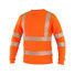 CXS OLDHAM Pánske výstražné tričko s dlhým rukávom