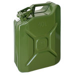 Gelg Kanister JerryCan 10 lit, kovový, na PHM, GS/TUV, zelený, RAL6003