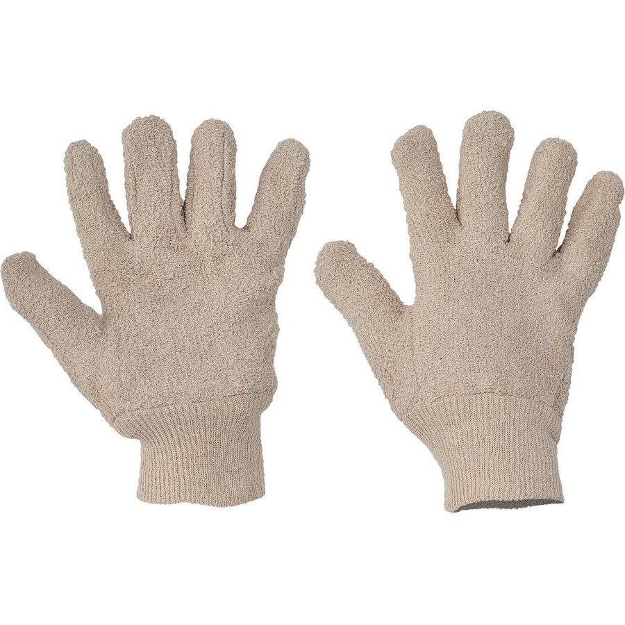 Cerva DUNLIN Pracovné rukavice uzlíčkové 12 párov