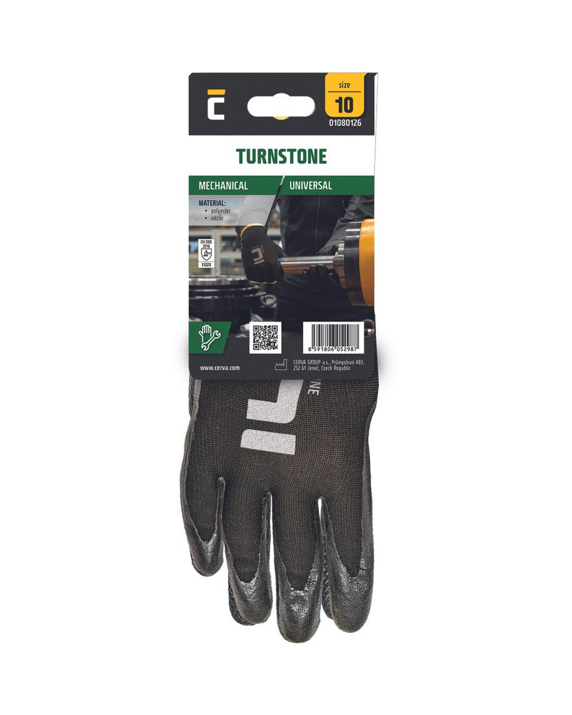 Cerva TURNSTONE Pracovné rukavice blister