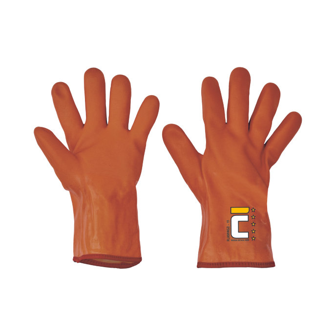 Cerva FLAMINGO Protichemické zateplené pracovné rukavice