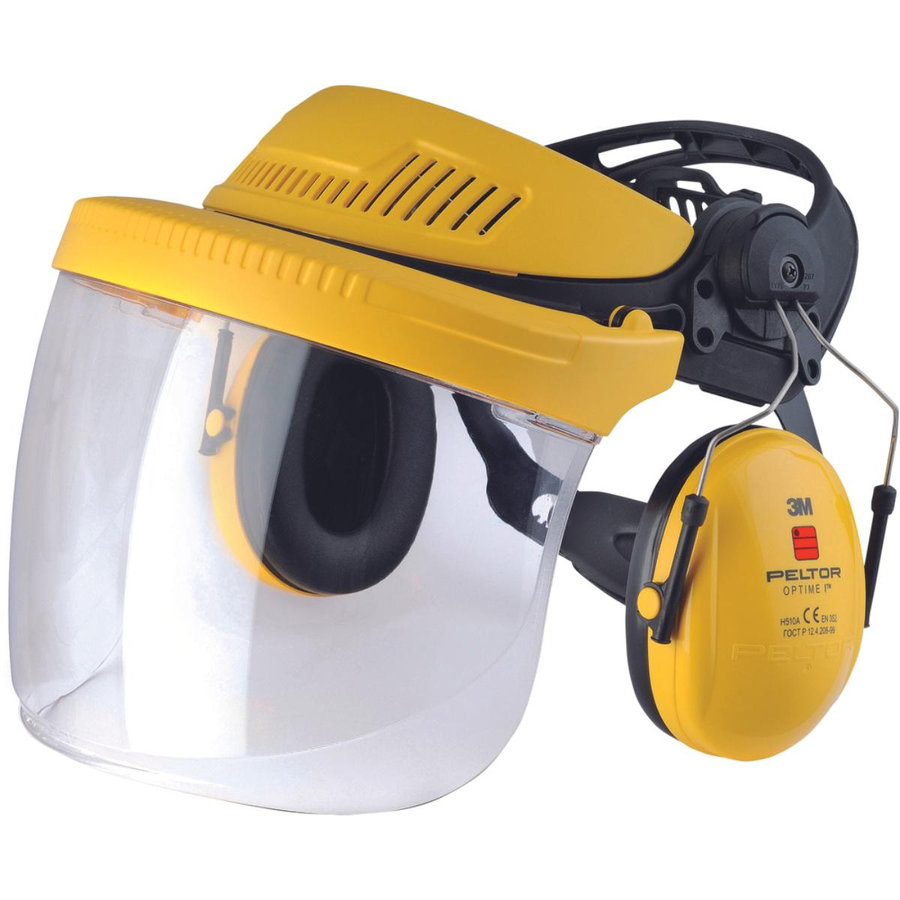 3M PELTOR G500V5FH510-GU Ochranný štít so slúchadlami