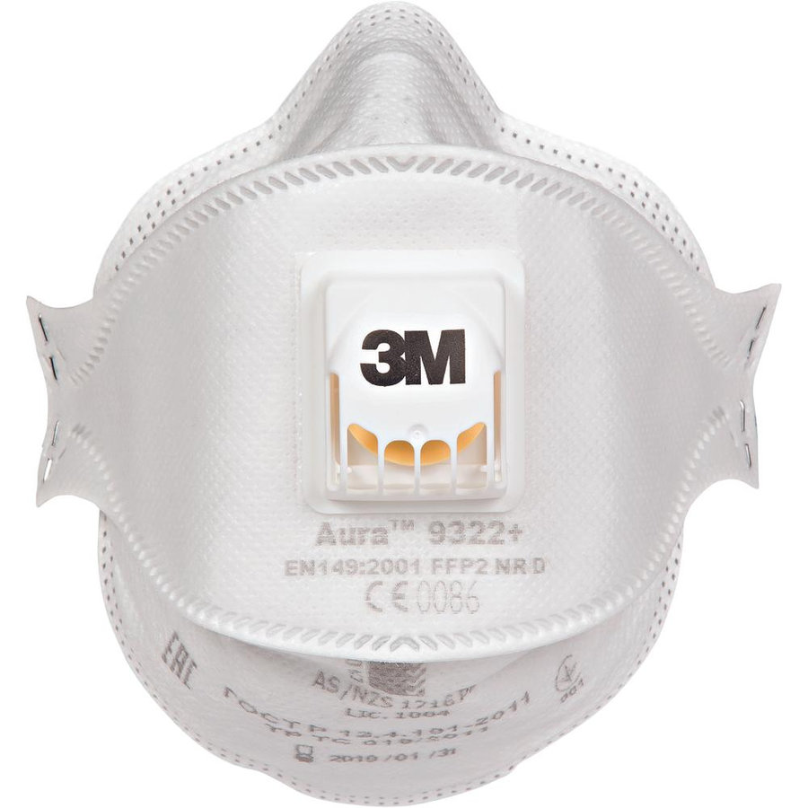 3M 9322+ FFP2 Aura Respirátor s ventilom