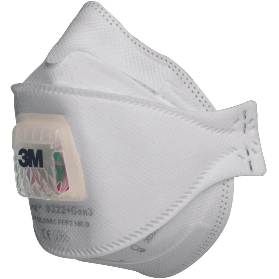 3M 9322+ FFP2 GEN3 Aura Respirátor s ventilom