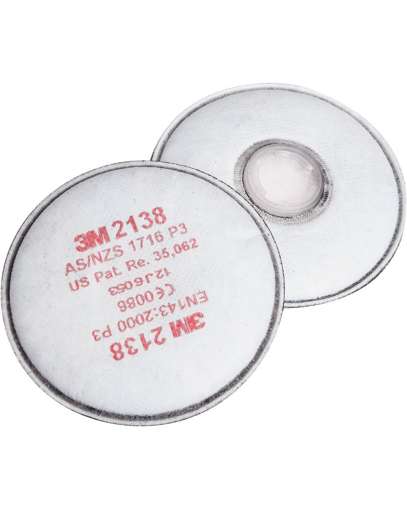 3M 2138 P3, O3 Časticové filtre 2 ks