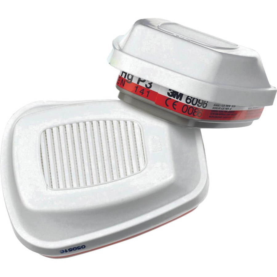 3M 6096 HgP3 Filtre proti plynom a výparom 2 ks