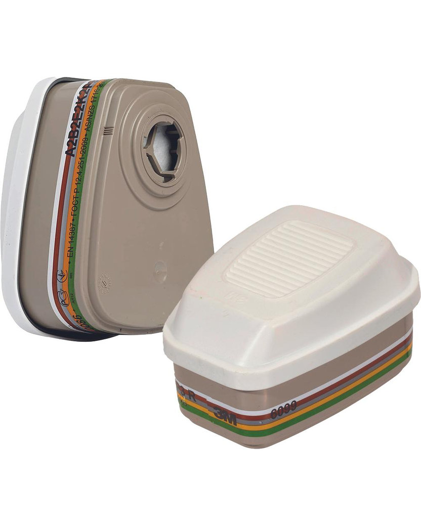 3M 6099 A2B2E2K2HgP3 R Filtre proti plynom a výparom 2 ks