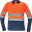 oranžová/modrá