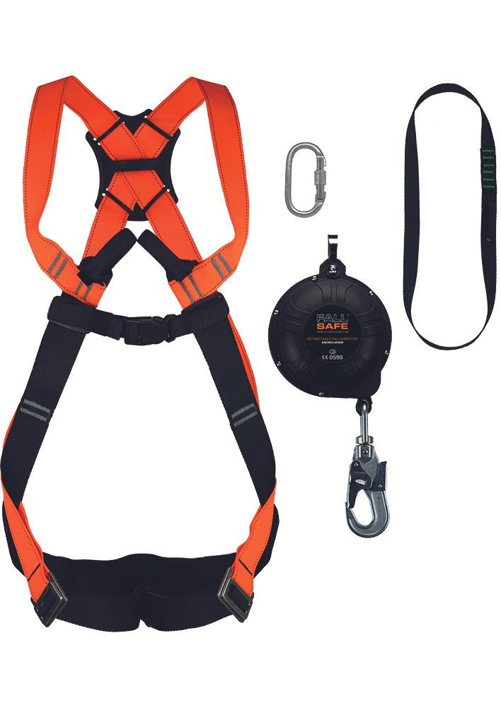 Cerva Set zachytenia pádu, vertikálny a šikmý pohyb