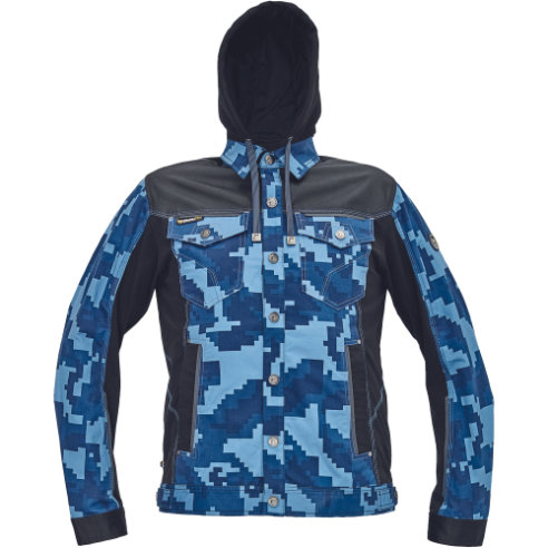 Cerva NEURUM CAMOU Pracovná bunda s kapucňou