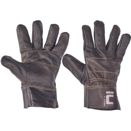 Cerva FRANCOLIN Celokožené rukavice 12 párov