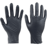 Cerva SPOONBILL BLACK Jednorazové rukavice 100 ks