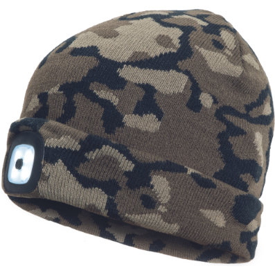 Cerva DEEL LED Pletená čiapka so svetlom