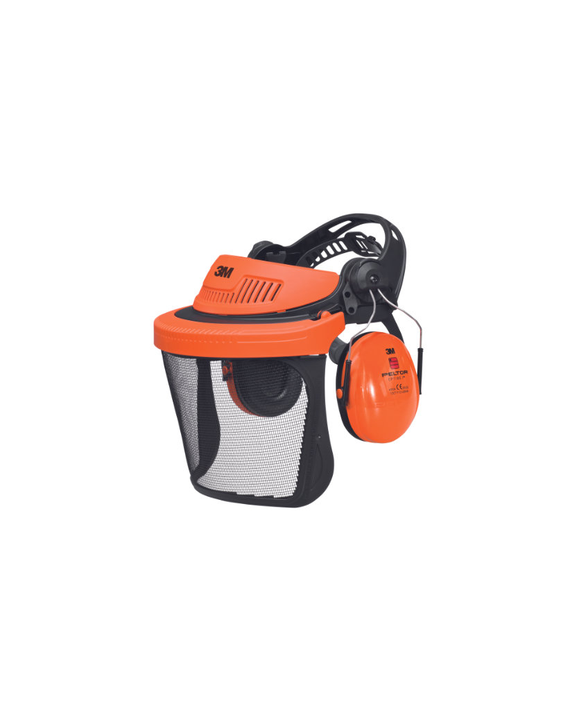 3M PELTOR G500V5CH510-OR Lesnícky set