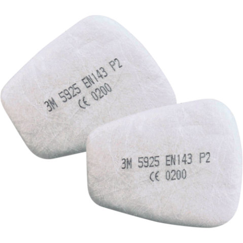3M 5925 P2 Časticové filtre 2 ks