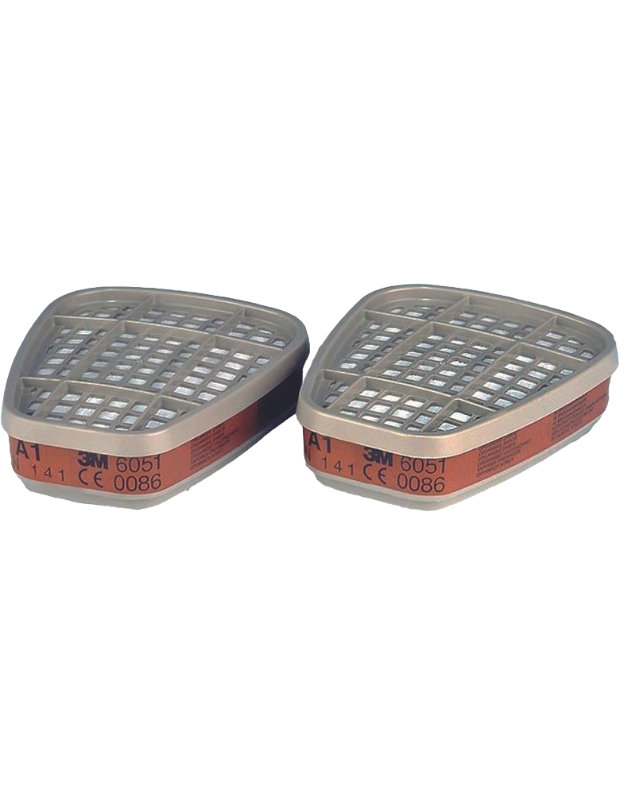 3M 6051 A1 Filtre proti plynom a výparom 2 ks