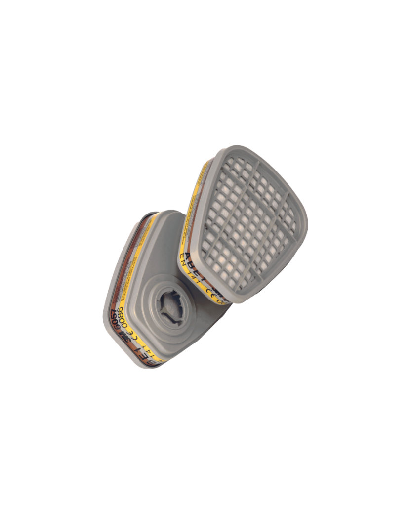 3M 6057 ABE1 Filtre proti plynom a výparom 2 ks