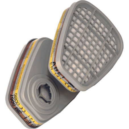 3M 6057 ABE1 Filtre proti plynom a výparom 2 ks