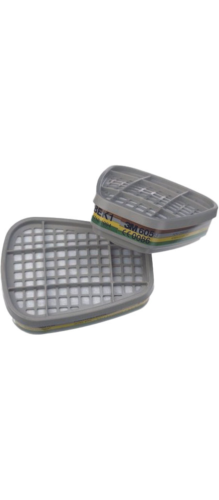 3M 6059 ABEK1 Filtre proti plynom a výparom 2 ks
