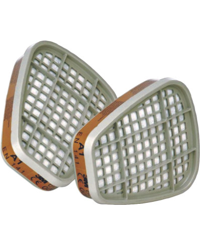 3M 6075 A1 Filtre proti plynom a výparom 2 ks