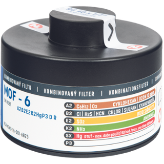Cerva MoF-6 A2B2E2K2HgP3 D R Filter pre CM-6