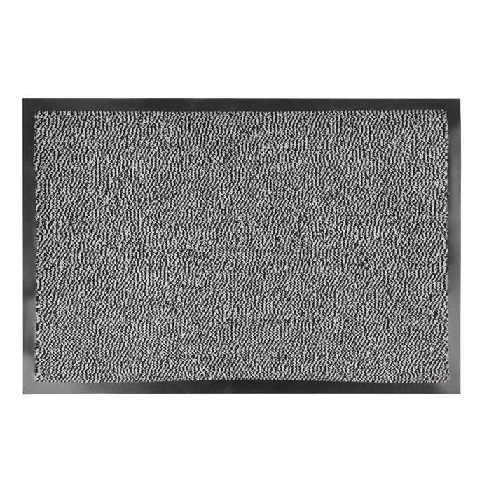 MagicHome Rohožka čierna/sivá, 40 x 60 cm