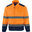 fluo oranžová/námornícka modrá