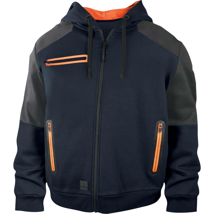 Delta Plus RIGA Mikina na zips s kapucňou